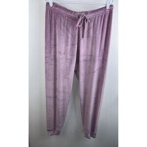 Juicy Couture Sleepwear Periwinkle? Velour PJ Pants Joggers Jeweled Logo Sz Lg